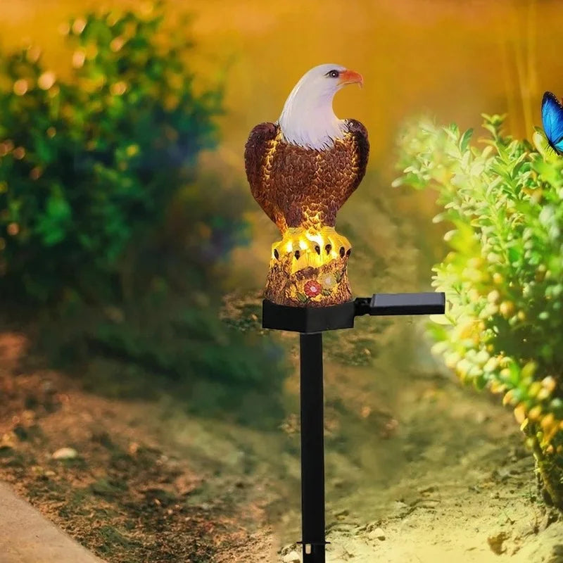 Hibou de Jardin - Lampe LED Étanche avec Décoration Animale