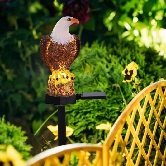 Hibou de Jardin - Lampe LED Étanche avec Décoration Animale