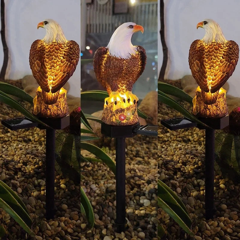 Hibou de Jardin - Lampe LED Étanche avec Décoration Animale