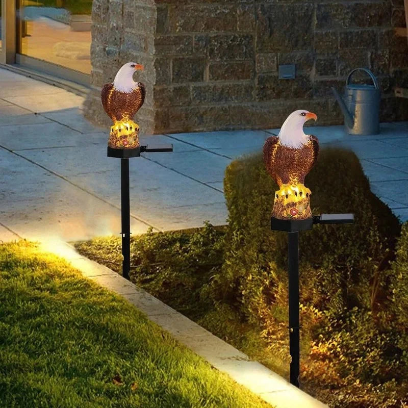 Hibou de Jardin - Lampe LED Étanche avec Décoration Animale