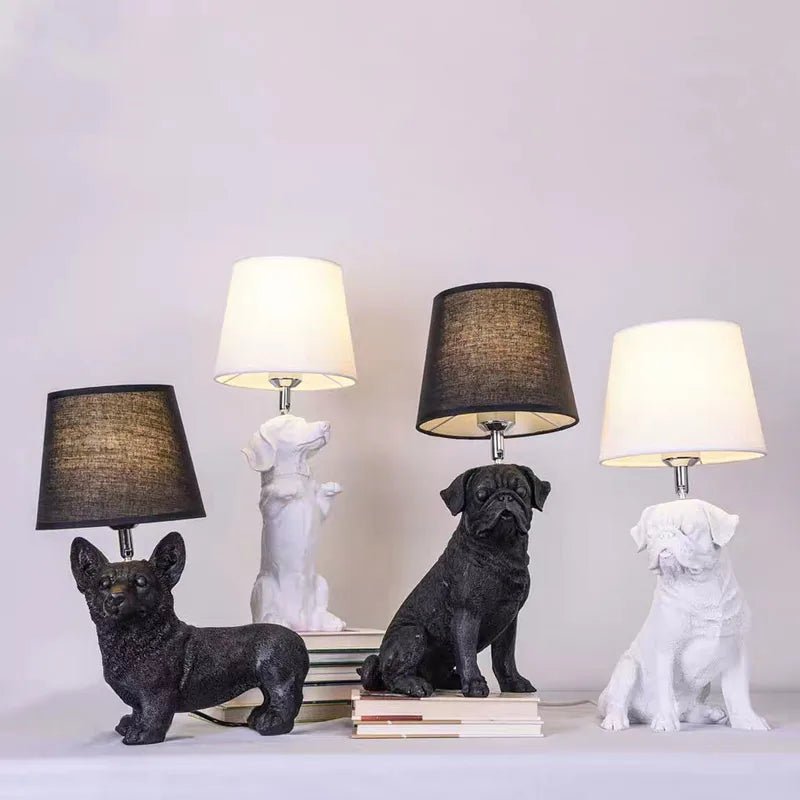 Art Canin - Lampe De Table Chiot Art Déco - Jubilisto