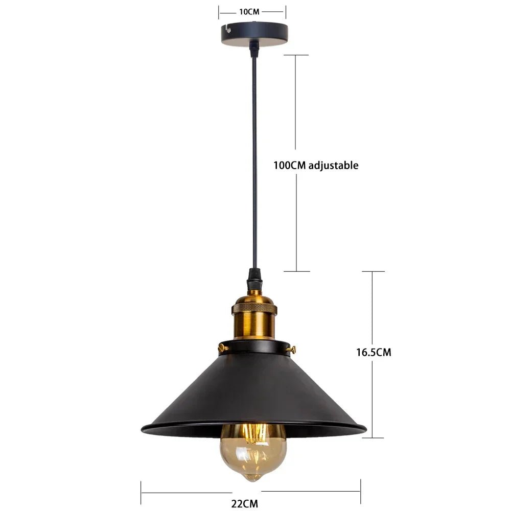 Artisanat Intemporel - Lampe Suspendue Rétro - Jubilisto