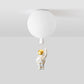 Fateh Moderne Lampe de Plafond LED en Acrylique en Forme de Lune/Astronautes