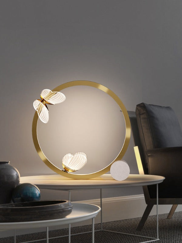 Éclat Moderniste - Lampe de Table Papillon