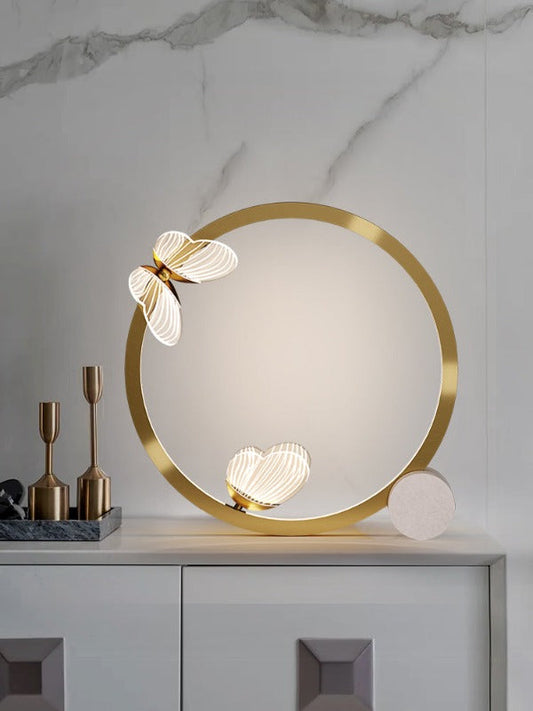 Éclat Moderniste - Lampe de Table Papillon