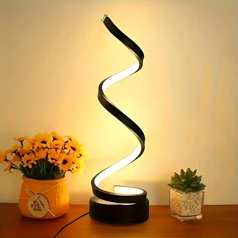 Courbe Lumineuse - Lampe Spirale Compacte et Polyvalente