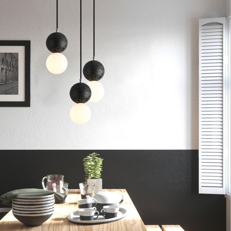 Valentina - Lampes Suspendues LED Boules Modernes en Verre