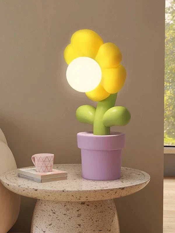 Fleur Éclatante - Lampe Décorative Lumineuse en Forme de Fleur - Jubilisto