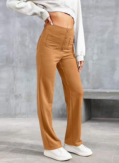 Ambre | Pantalon extensible taille haute