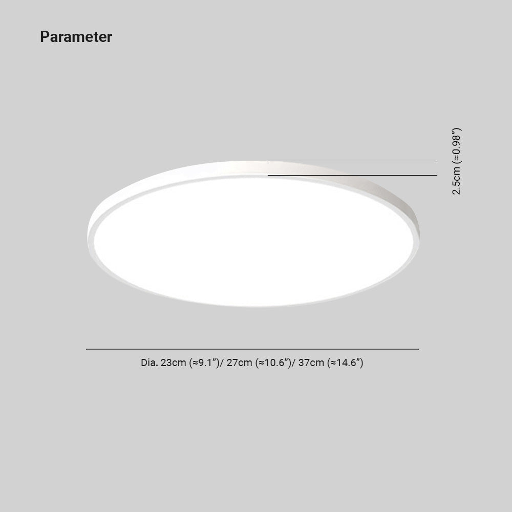 Quinn - Lampe Plafond LED Ronde Moderne