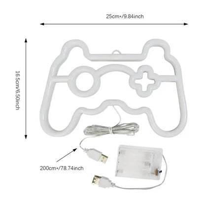 Joysticks Néon - Émblème de la Console - Jubilisto