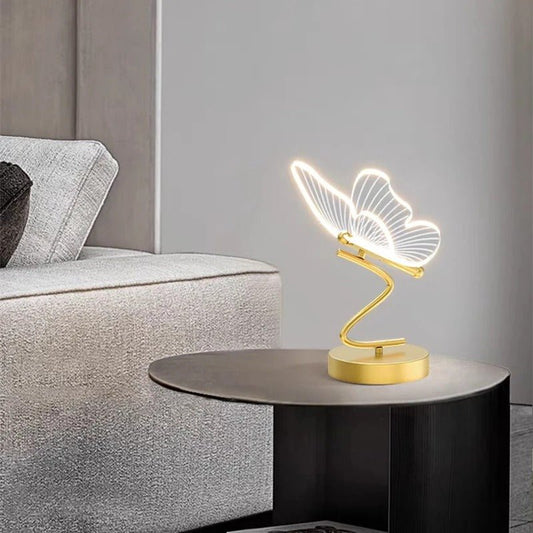 Lueur Papillon - Lampe De Table Moderne Et Luxe En Forme De Papillon - Jubilisto