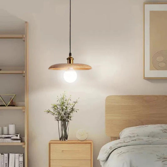 Lumière Nordique - Lampe Suspendue en Bois Scandinave - Jubilisto