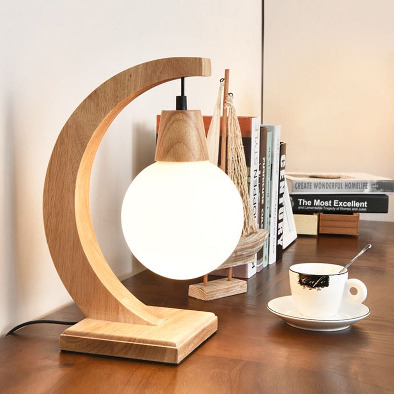 Lumière Scandinave - Lampe de Table Arquée en Style Nordique - Jubilisto