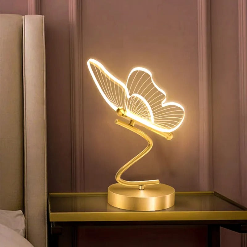 Lueur Papillon - Lampe De Table Moderne Et Luxe En Forme De Papillon