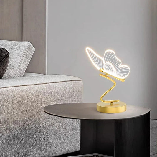 Lueur Papillon - Lampe De Table Moderne Et Luxe En Forme De Papillon