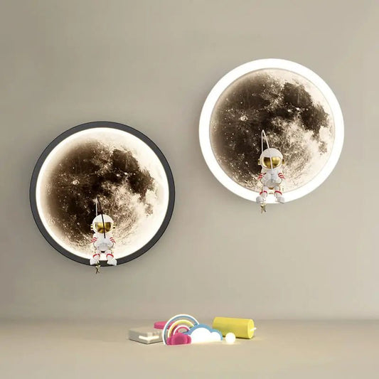 MoonBeam - Lampe Murale LED Lune - Jubilisto