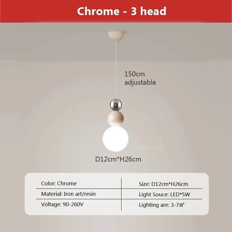 Orbe Brillante - Lampe Suspendue en Forme de Sphère - Jubilisto