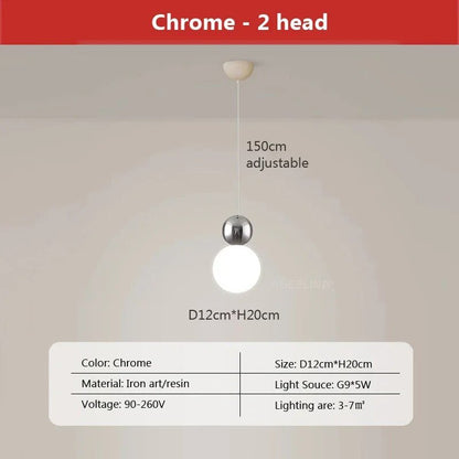 Orbe Brillante - Lampe Suspendue en Forme de Sphère - Jubilisto