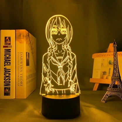 Otaku Radieux - Lampe de Table 3D Anime - Jubilisto