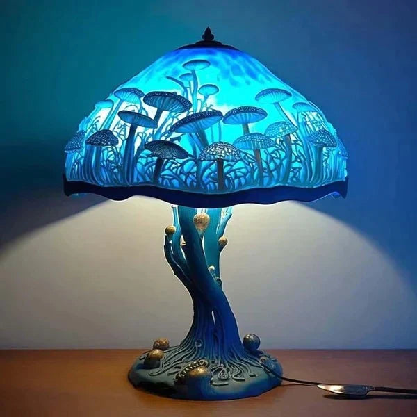 Lampe Fantaisie | Belle et Apaisante Lampe à Vitrail